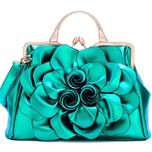 Flower Fashion Ladies Luxury Leather Bags