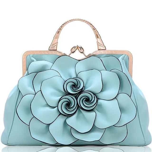 Flower Fashion Ladies Luxury Leather Bags