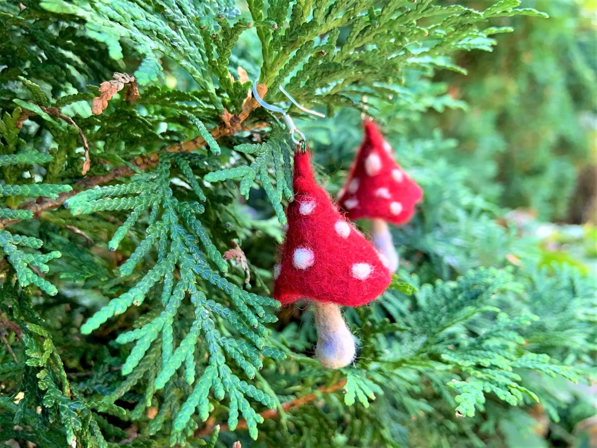 Forest Toadstool Earrings