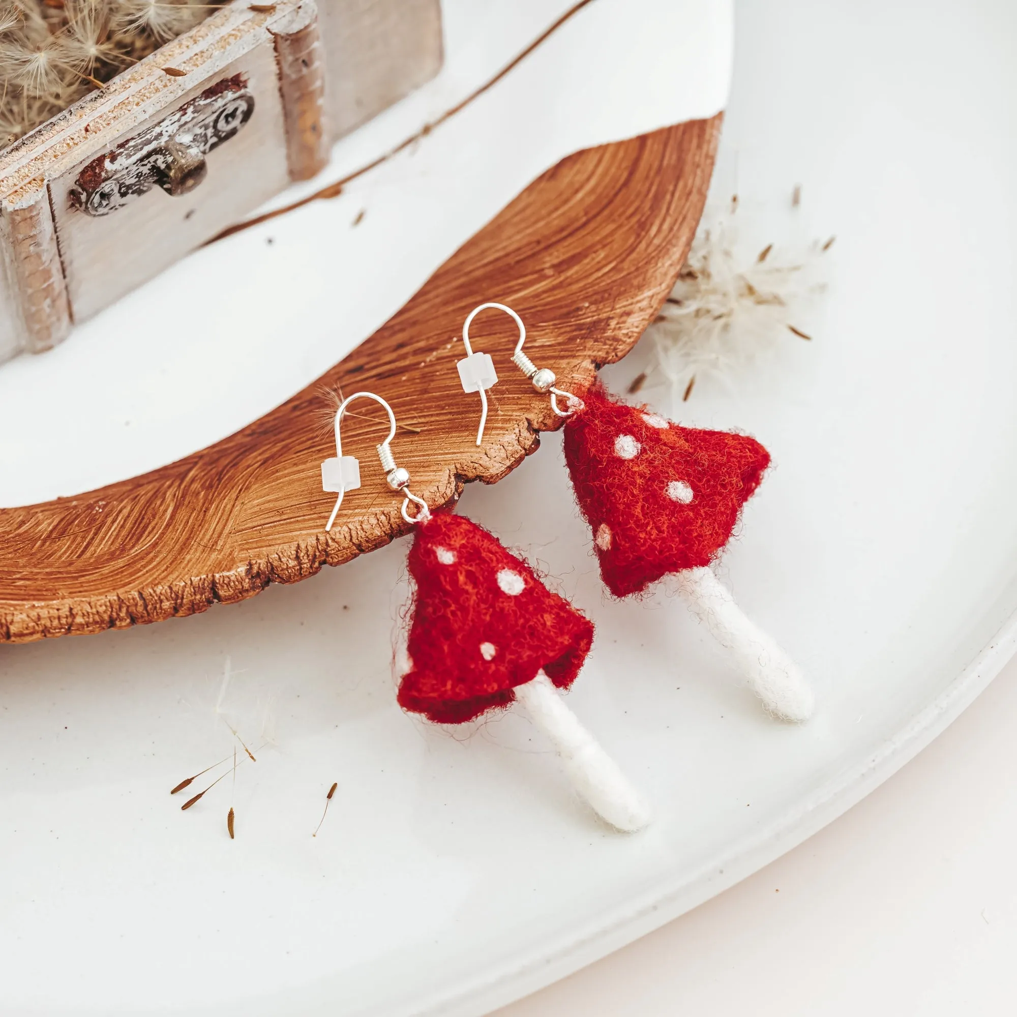 Forest Toadstool Earrings
