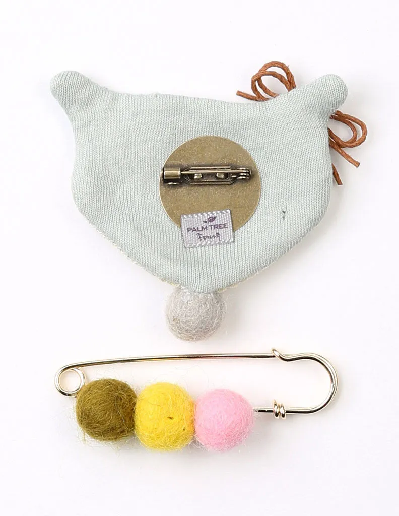 Fox Brooch and Pin