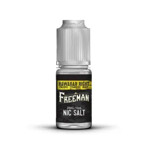 Freeman Vapes Hawaiin Night - 20mg 10ml Salt Nicotine