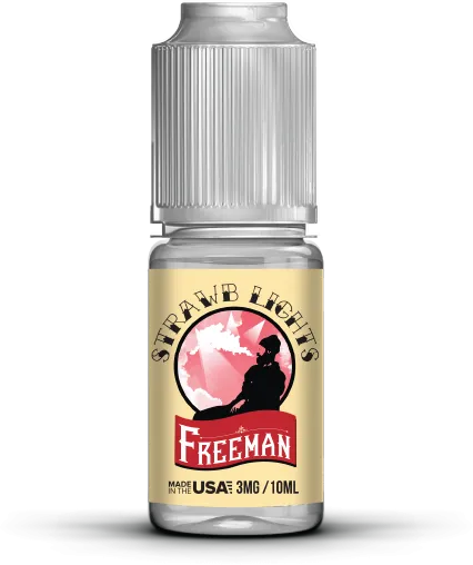 Freeman Vapes Strawb Lights E-Liquid - 10ml