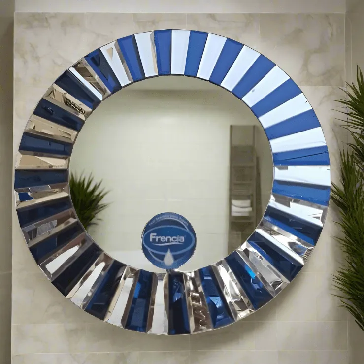 Frencia Round Bathroom Luxury Mirror 600 x 600mm