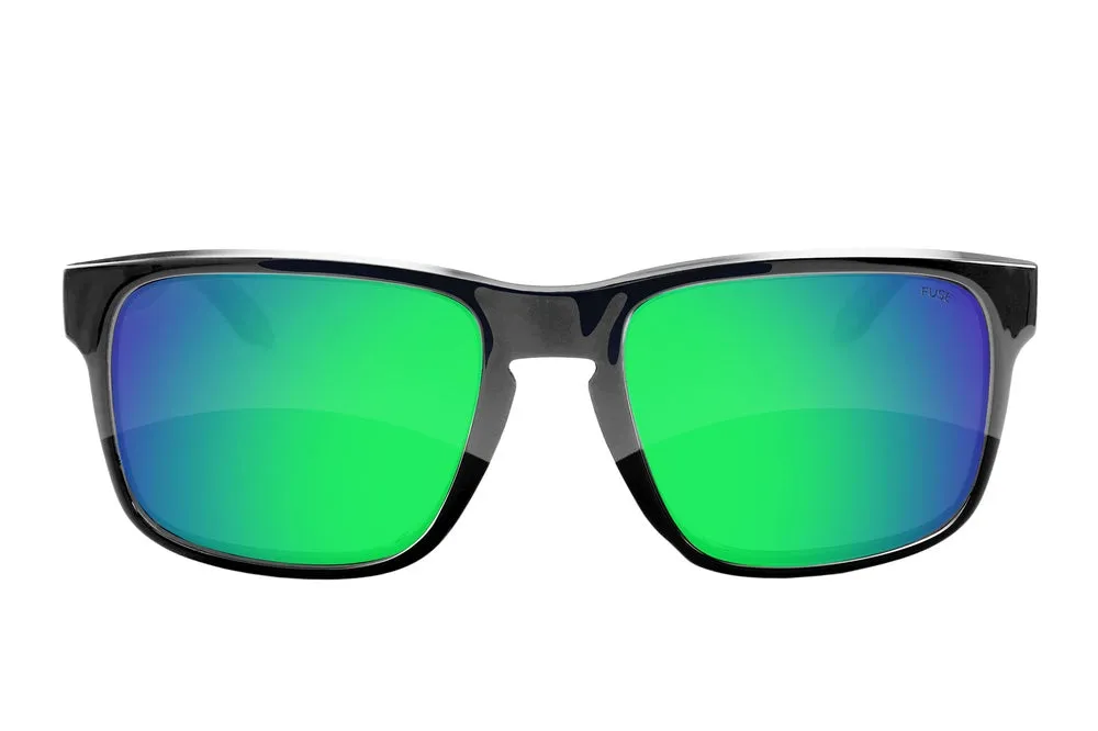 Fuse Prescription Egmont Sunglasses | Glossy Black