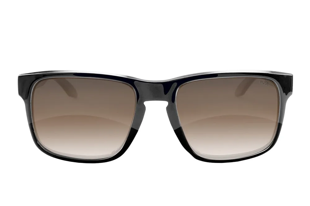 Fuse Prescription Egmont Sunglasses | Glossy Black