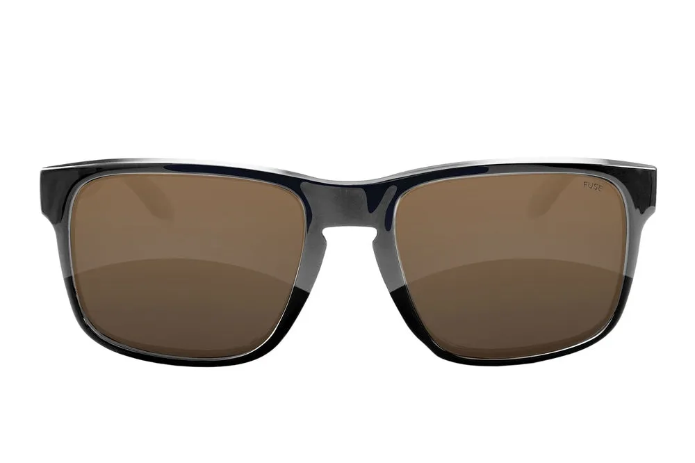Fuse Prescription Egmont Sunglasses | Glossy Black