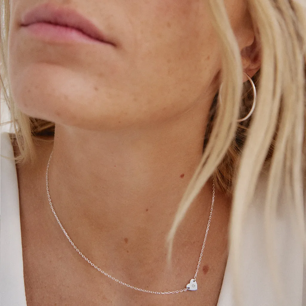 Gargantilla LOVELY HEART Plata