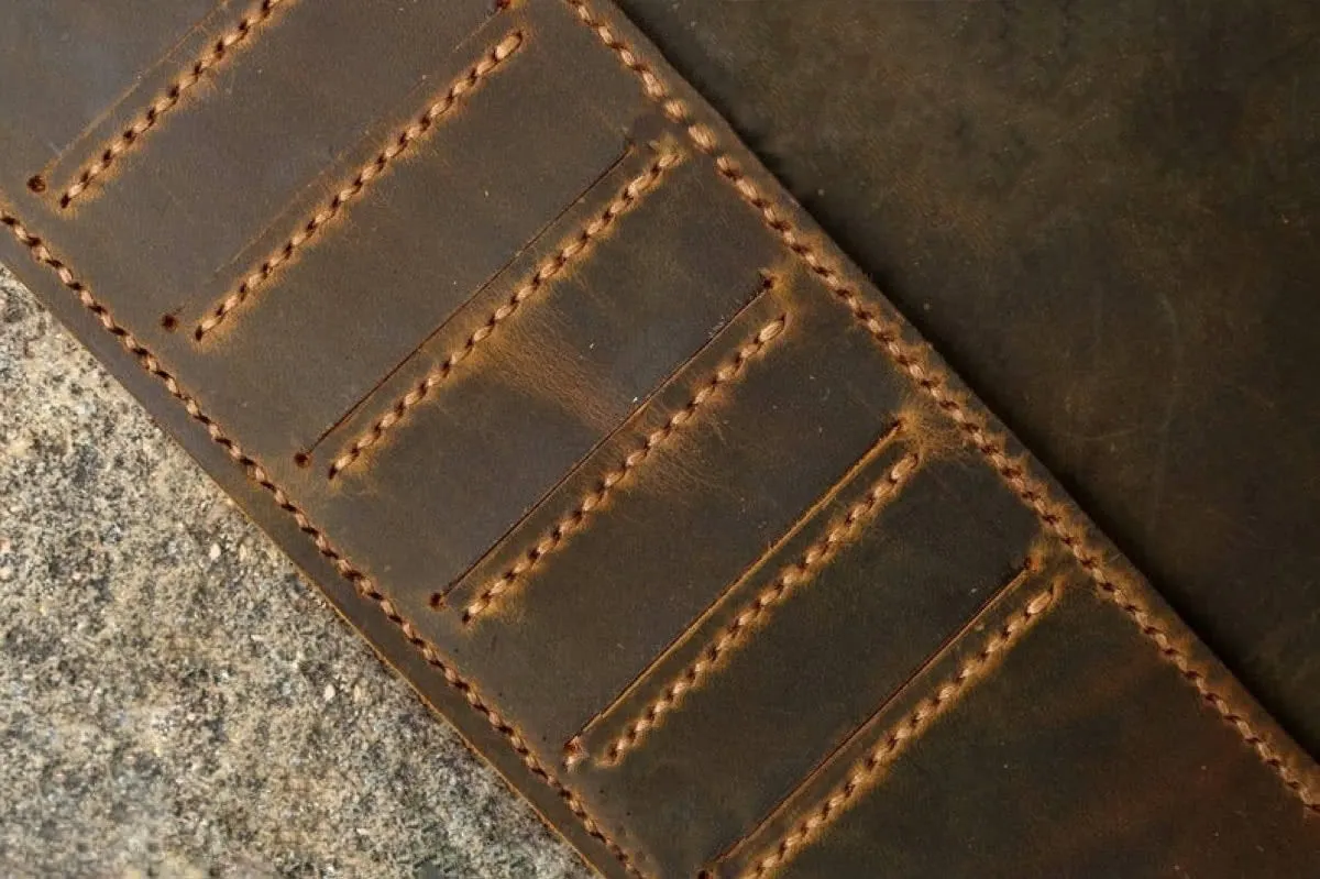 Genuine Leather iPad Cover Case Organizer for iPad Pro 9.7", 11", & 12.9"