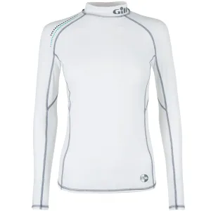 GILL Womens Pro Rash Vest - Long Sleeve White