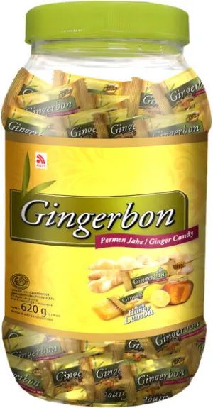 GINGERBON, GINGER CANDY HONEY LEMON 620G