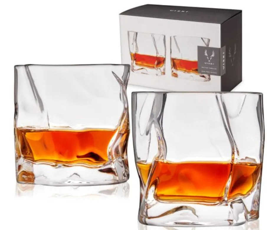 Glasses - Molten Tumblers by Viski (Set of 2)