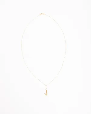 gold drop necklace