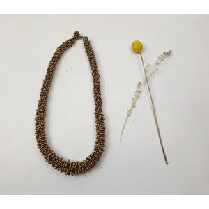 Gorman gold beaded chunky necklace