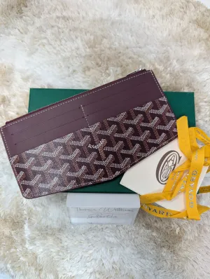 GOYARD INSERT LOUISE SLIM WALLET, NEW IN BOX
