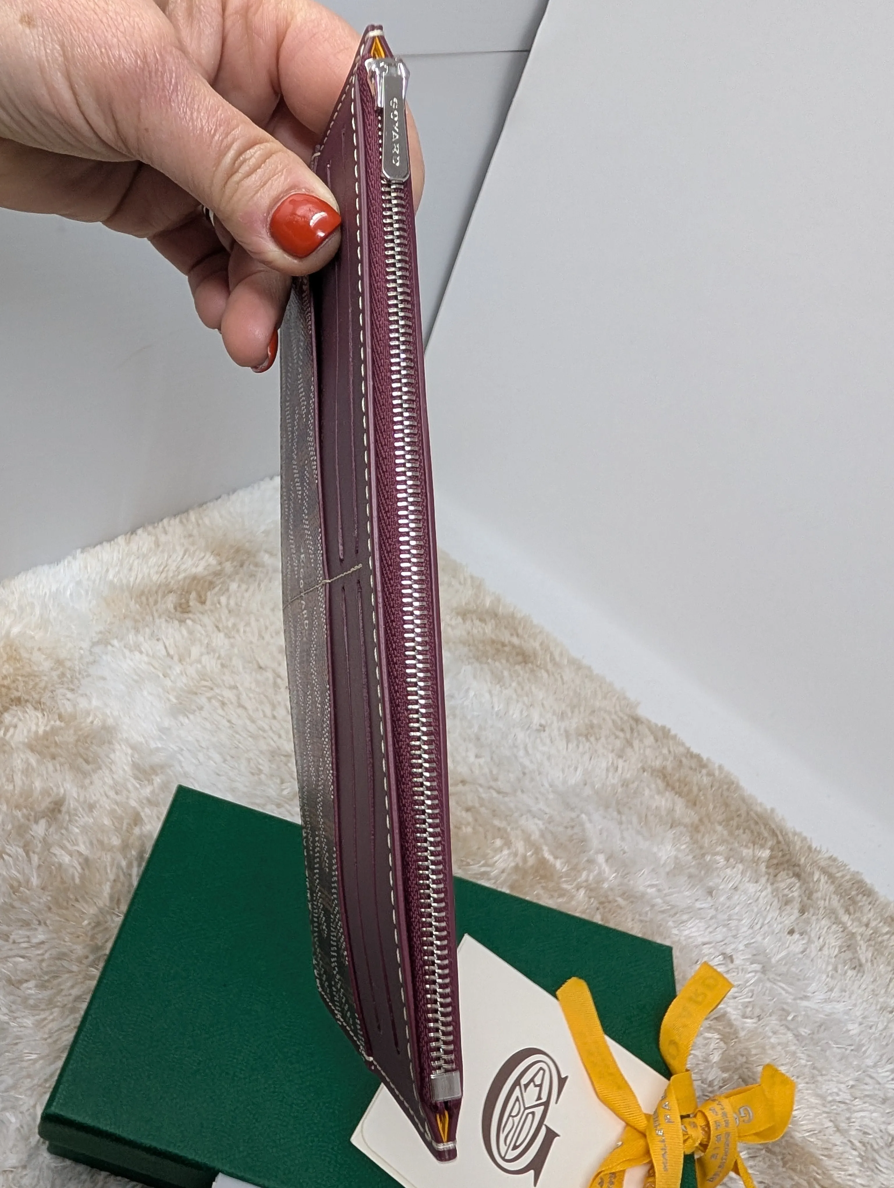 GOYARD INSERT LOUISE SLIM WALLET, NEW IN BOX