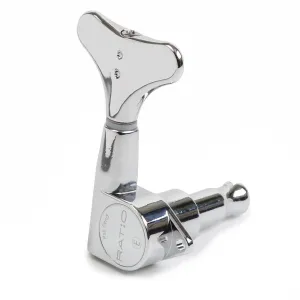 GraphTech RATIO Bass Guitar 3 2 5-String Machine Heads ~ Chrome