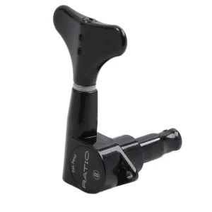 GraphTech RATIO Bass Guitar 3 3 Y Key Machine Heads ~ Black