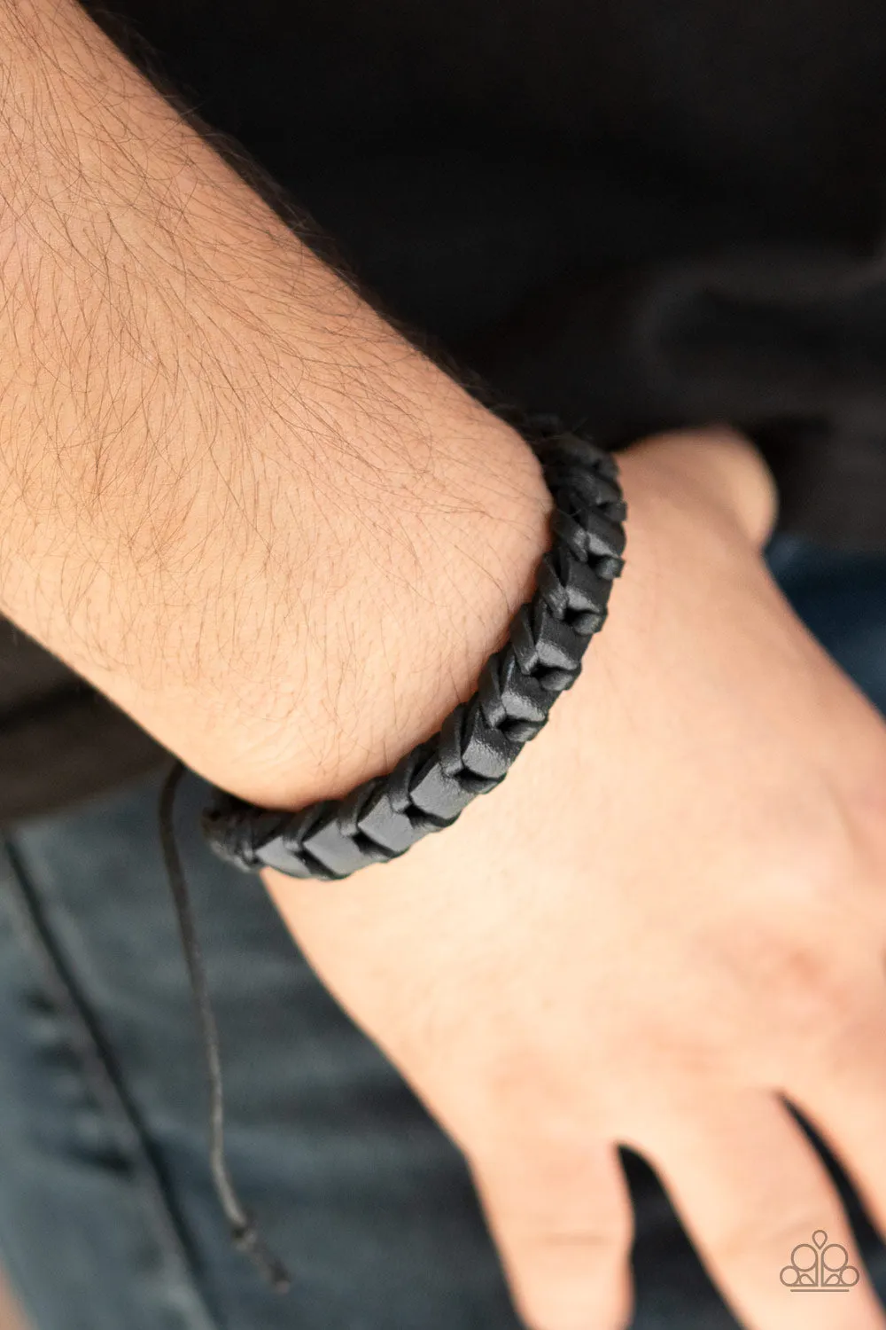 Grit and Grease Black Urban Bracelet