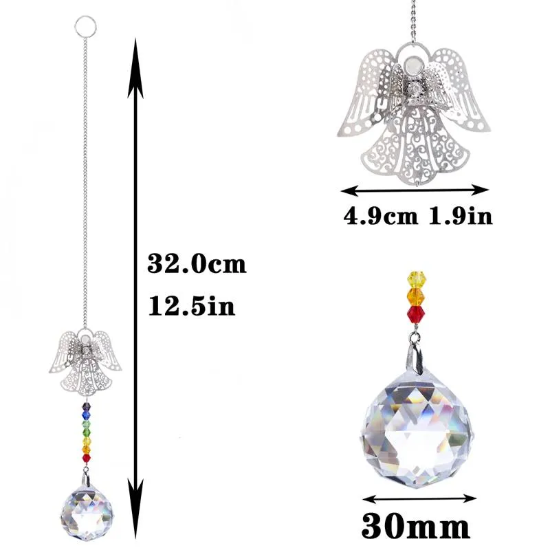 Guardian Angels Rainbow Prism Suncatchers (Set of 2)