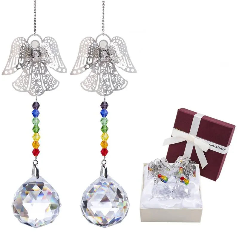 Guardian Angels Rainbow Prism Suncatchers (Set of 2)