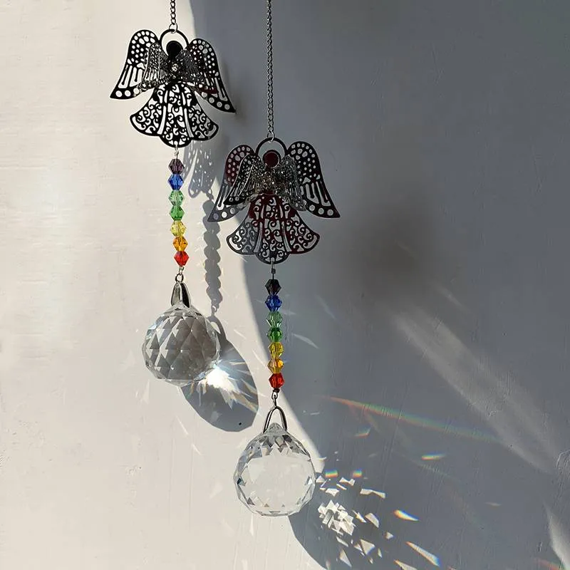 Guardian Angels Rainbow Prism Suncatchers (Set of 2)