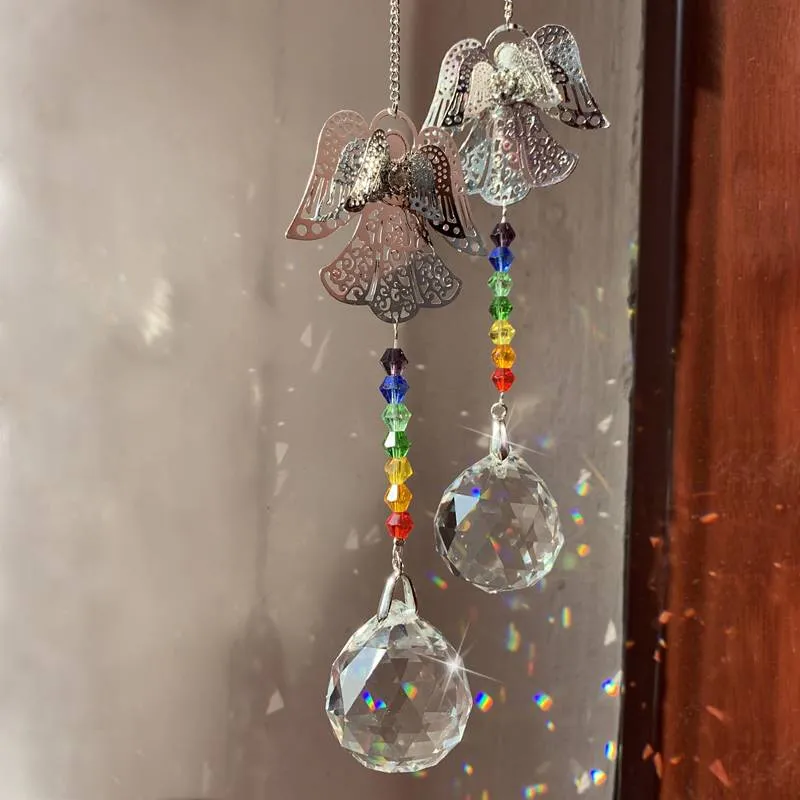Guardian Angels Rainbow Prism Suncatchers (Set of 2)