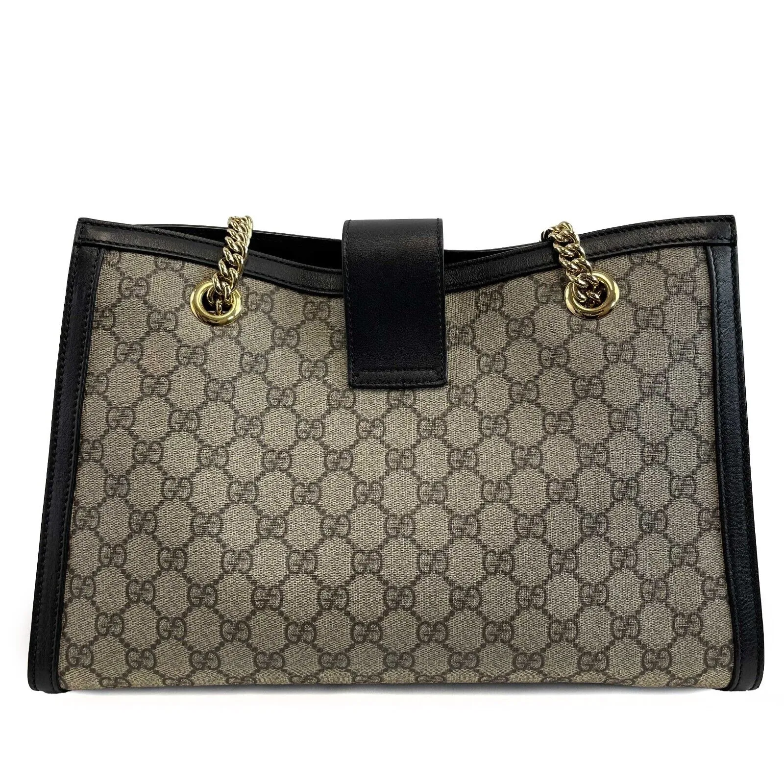 Gucci GG Supreme Padlock Chain Tote Medium