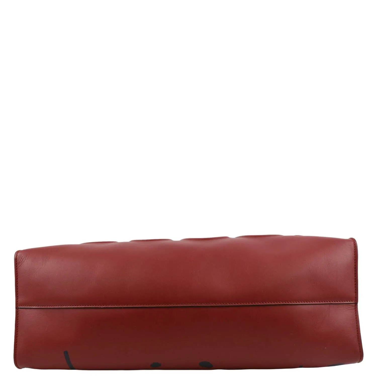GUCCI Ghost Real Large XL Leather Tote Bag Red 415883