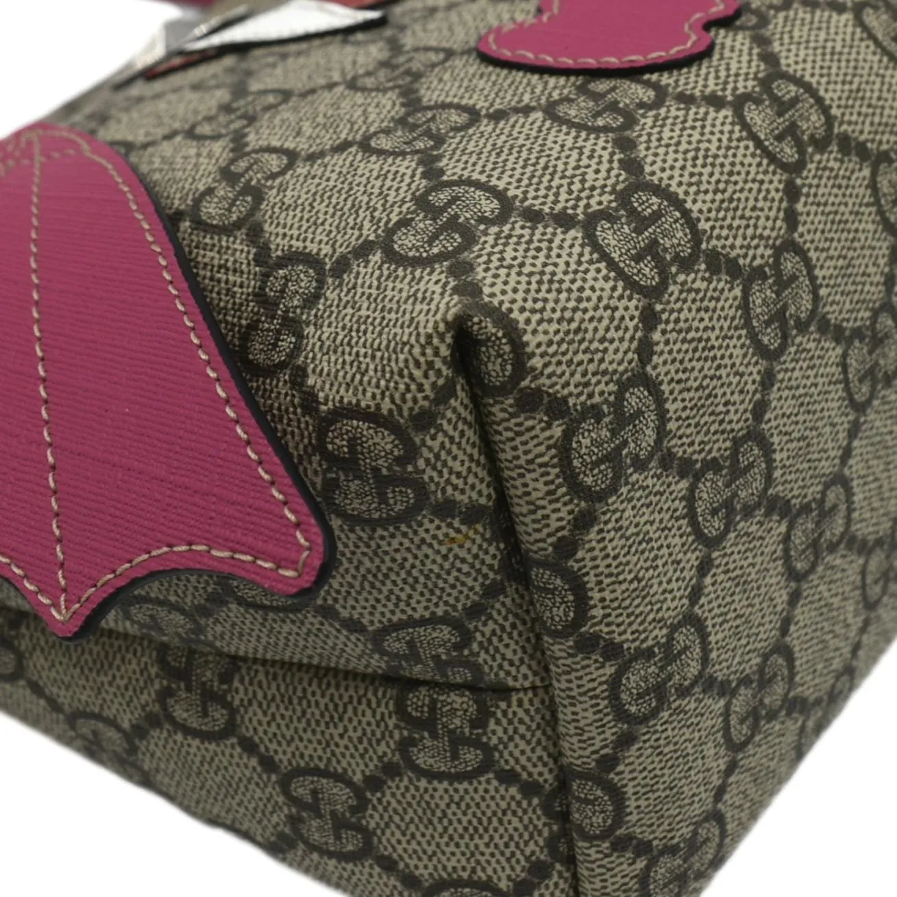 GUCCI Kids Bat  Canvas Tote Bag Pink 525522