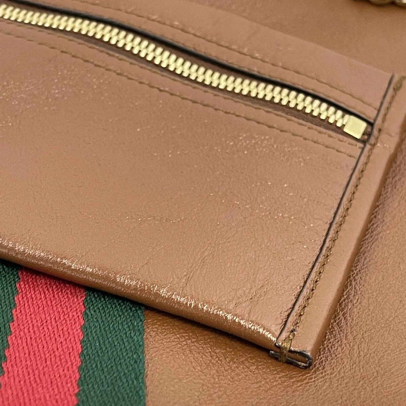 Gucci - Rajah Tote - Brown Shoulder Bag W/ Pouch