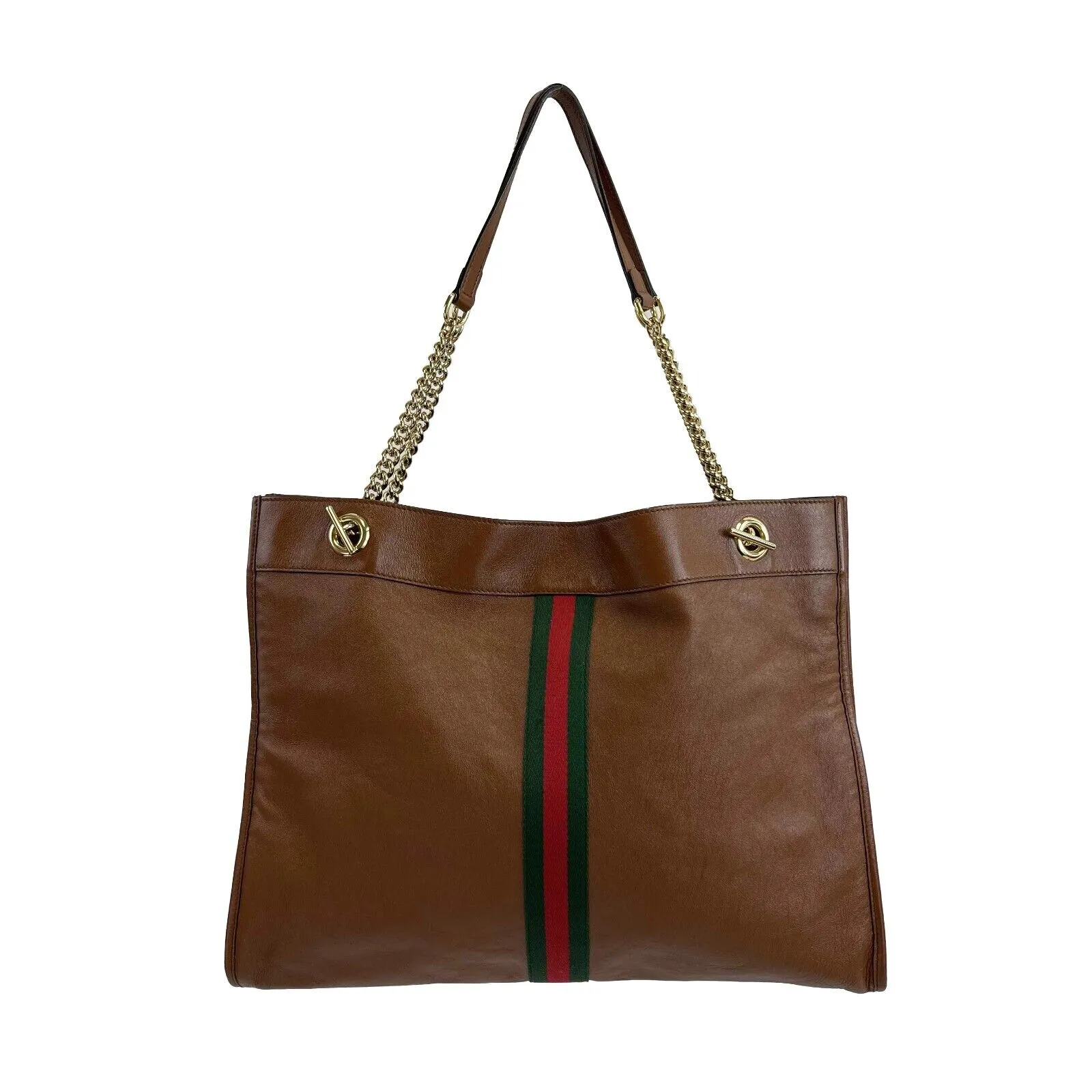 Gucci - Rajah Tote - Brown Shoulder Bag W/ Pouch