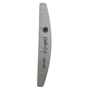 Halo Elite Zebra Half-Moon 100/100 Grit File