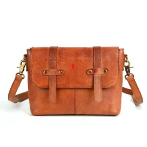 Handmade Women’s Leather Crossbody Bag for Travel