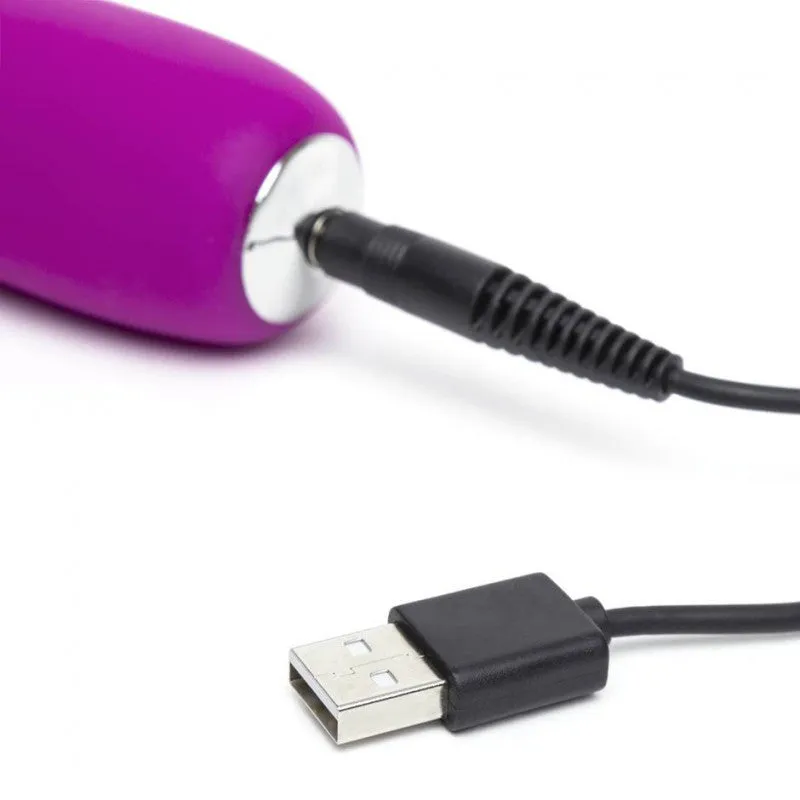 Happy Rabbit Slimline G-Spot Rechargeable  Rabbit Vibrator - Purple