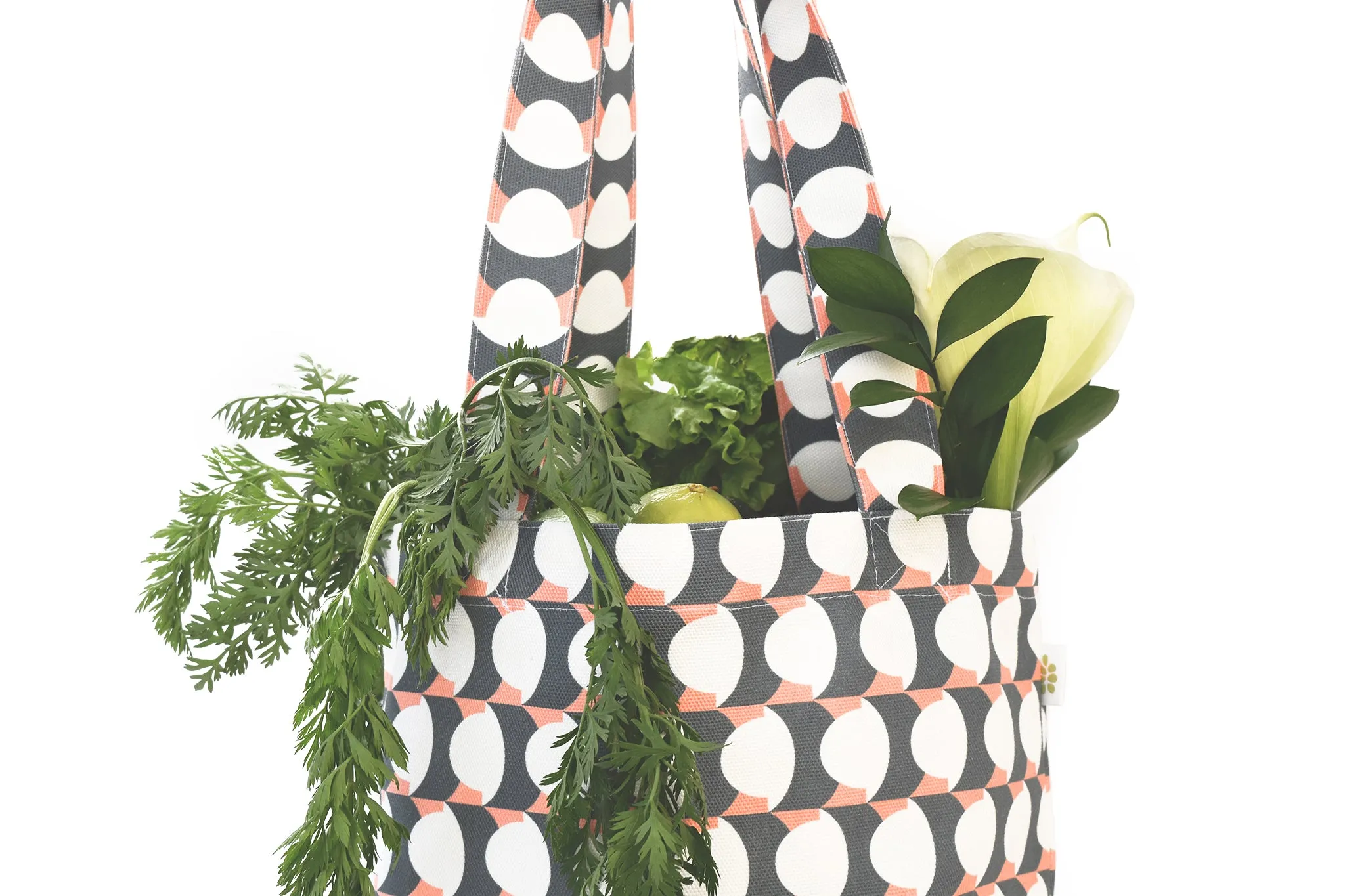 Hercule Cotton Canvas Tote (15x15) – Moss Green