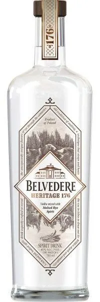 Heritage Belvedere Heritage 176 Malted Rye Spirit 80 Proof 1l