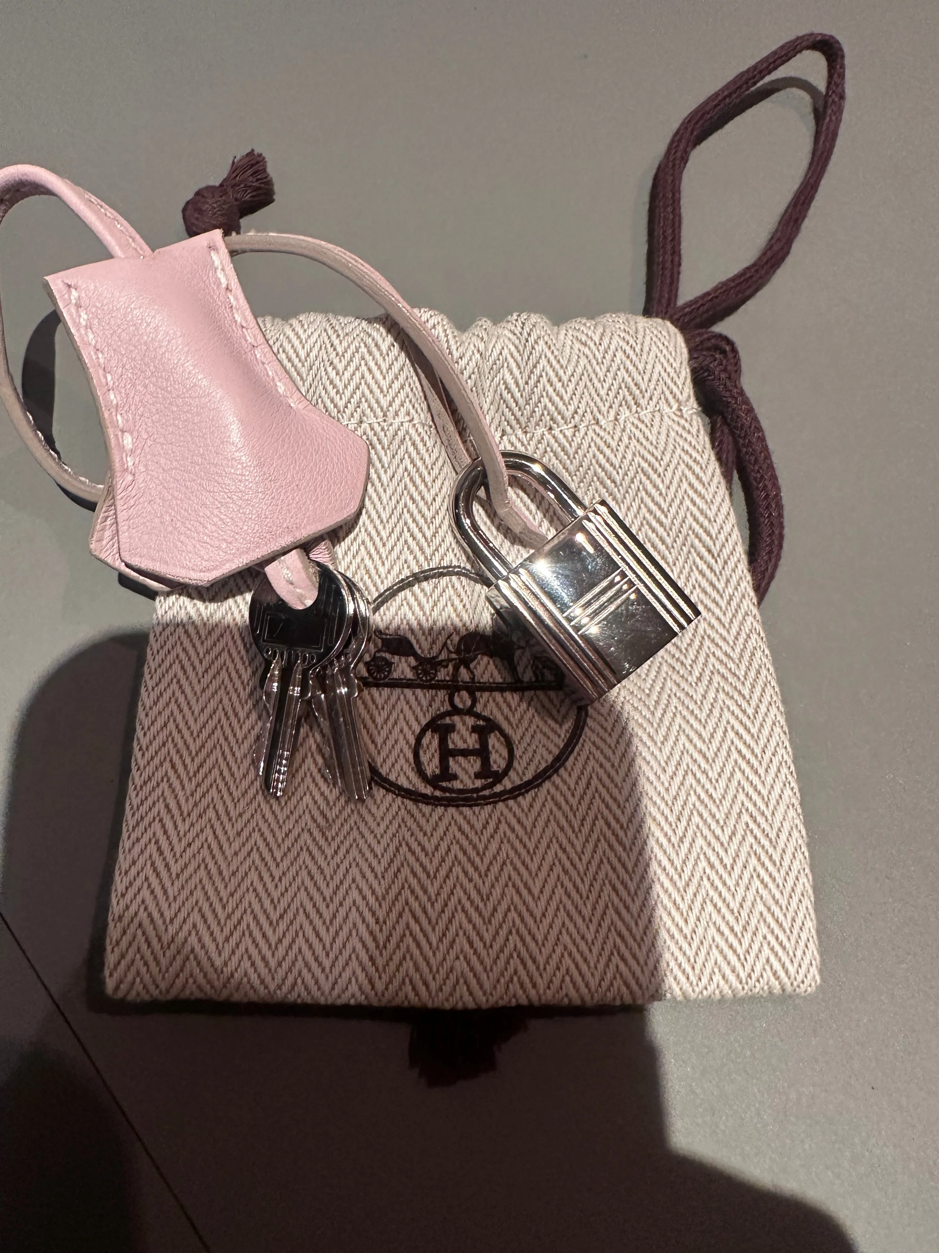 Hermes Birkin 30 Bag Rose Dragee Swift Leather Palladium Hardware
