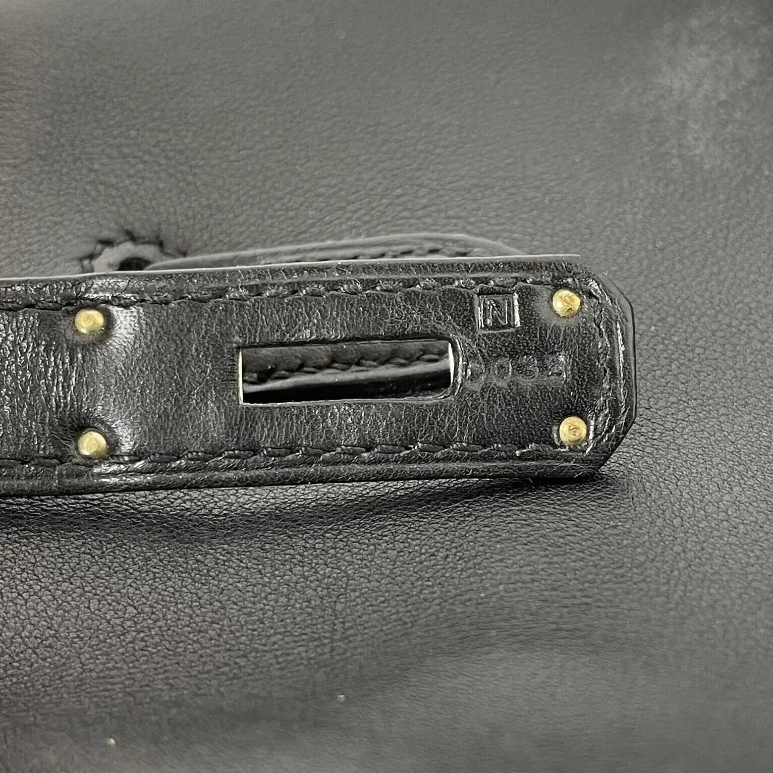 Hermes - Birkin 30 Black Swift Leather Noir PHW Palladium Hardware 2010