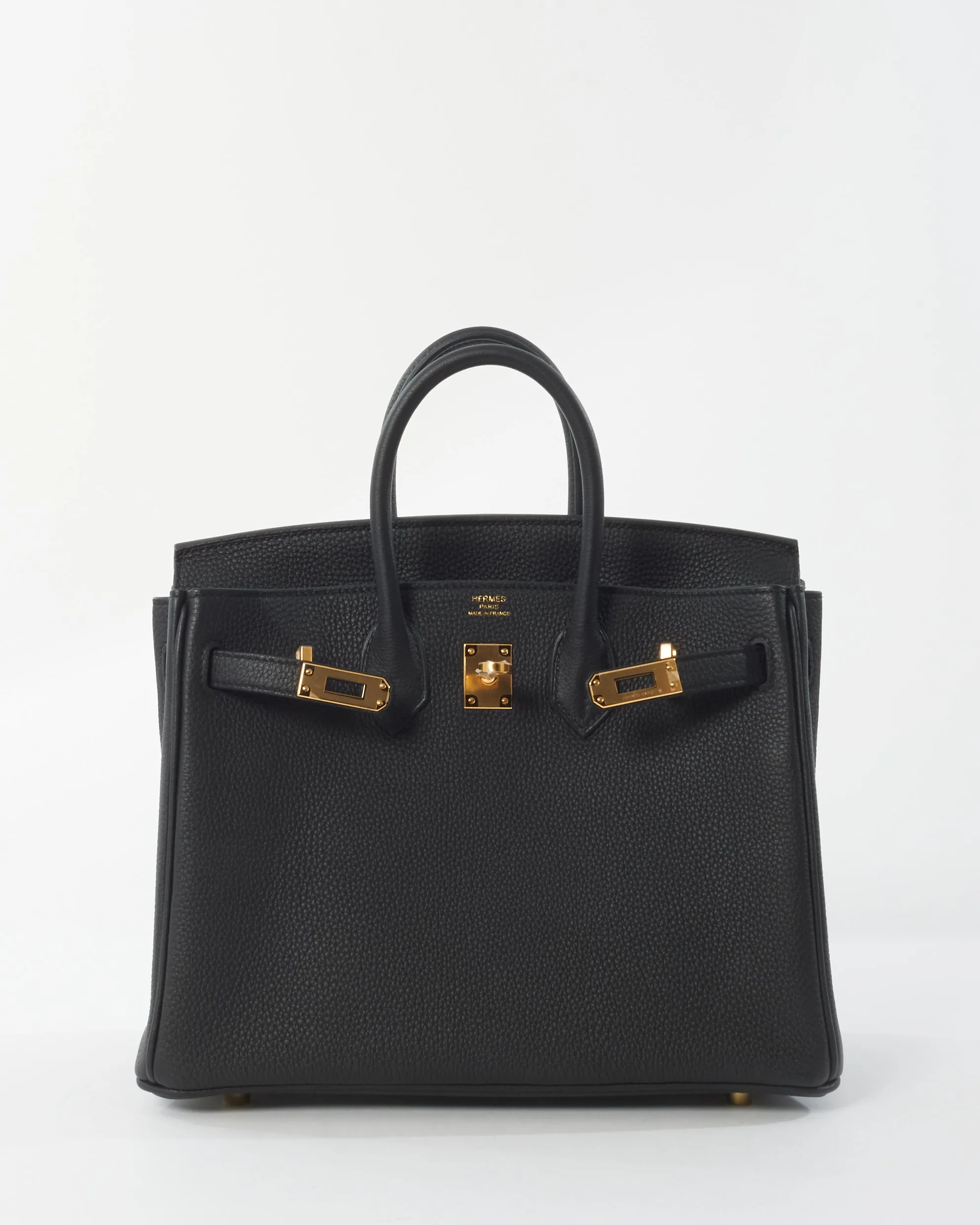 Hermès Black Togo Leather Birkin 25 GHW