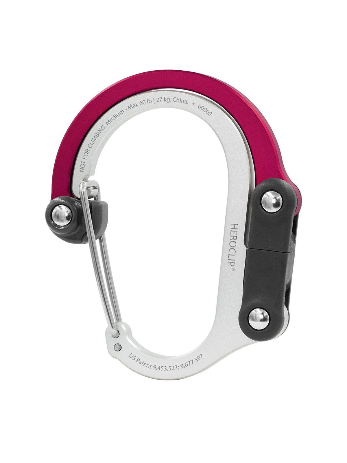 Heroclip Carabiner Medium Hot Rod Red
