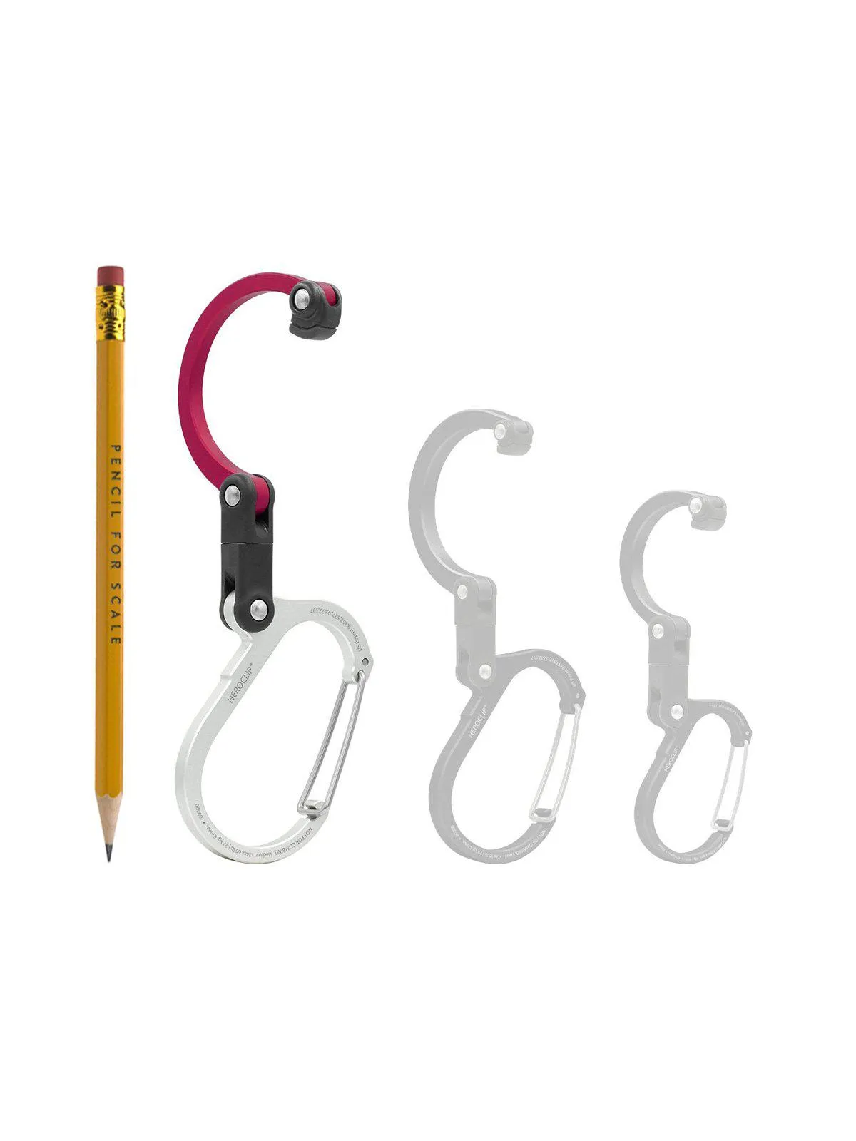 Heroclip Carabiner Medium Hot Rod Red