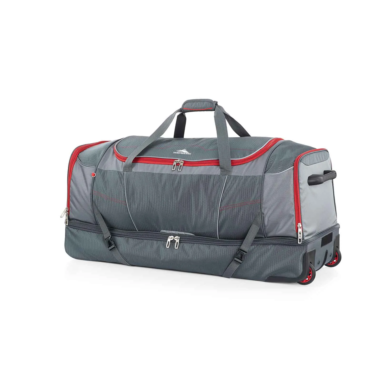 High Sierra Ultimate Access 3 91cm Wheeled Duffel Mercury-Crimson