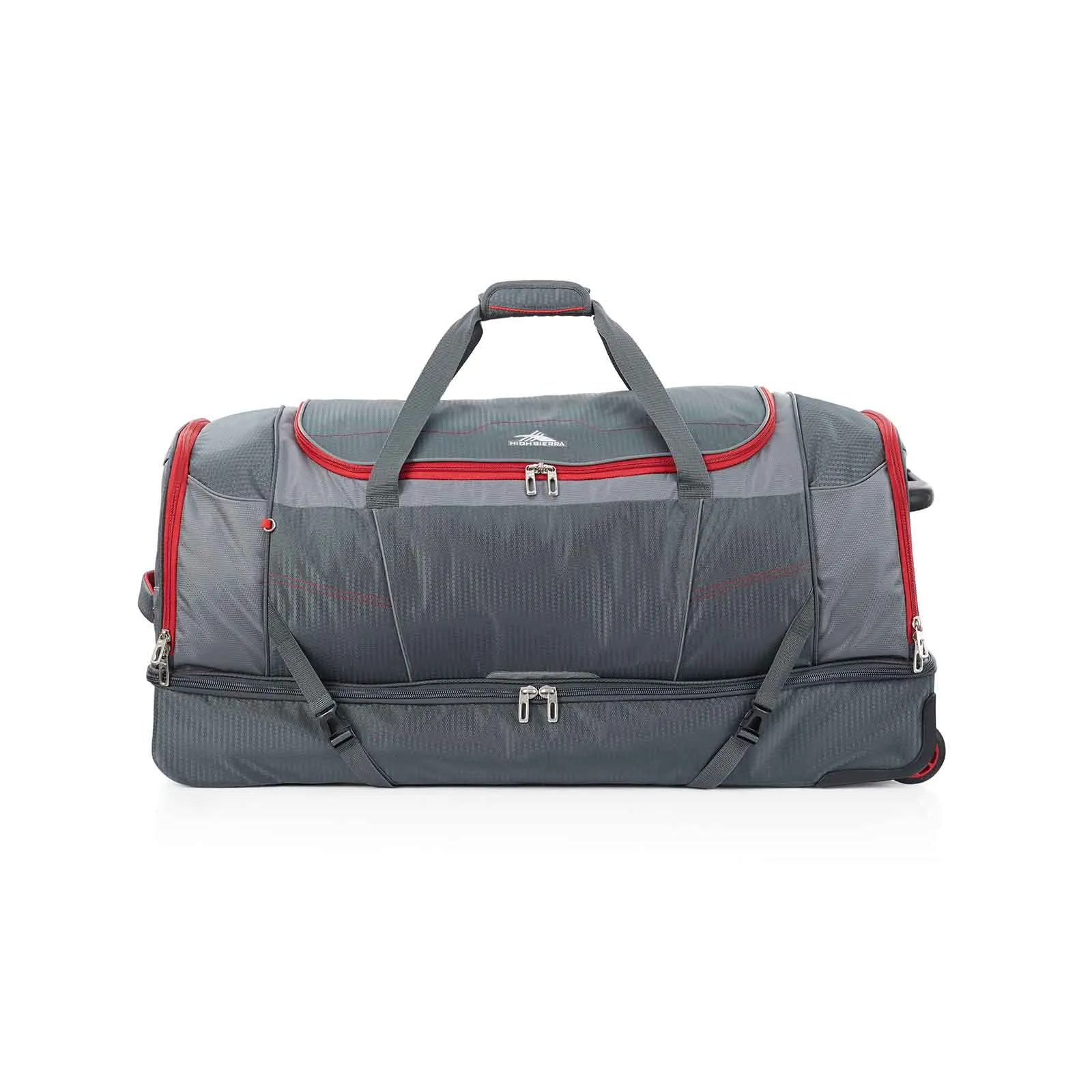 High Sierra Ultimate Access 3 91cm Wheeled Duffel Mercury-Crimson