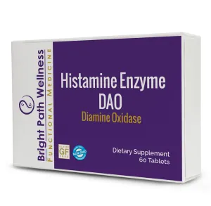 Histamine Enzyme - Diamine Oxidase - DAO supplement - 60 Tablets, Non GMO, Corn Free, Gluten Free, Soy Free