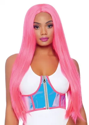 Holographic Underbust Corset - M/l