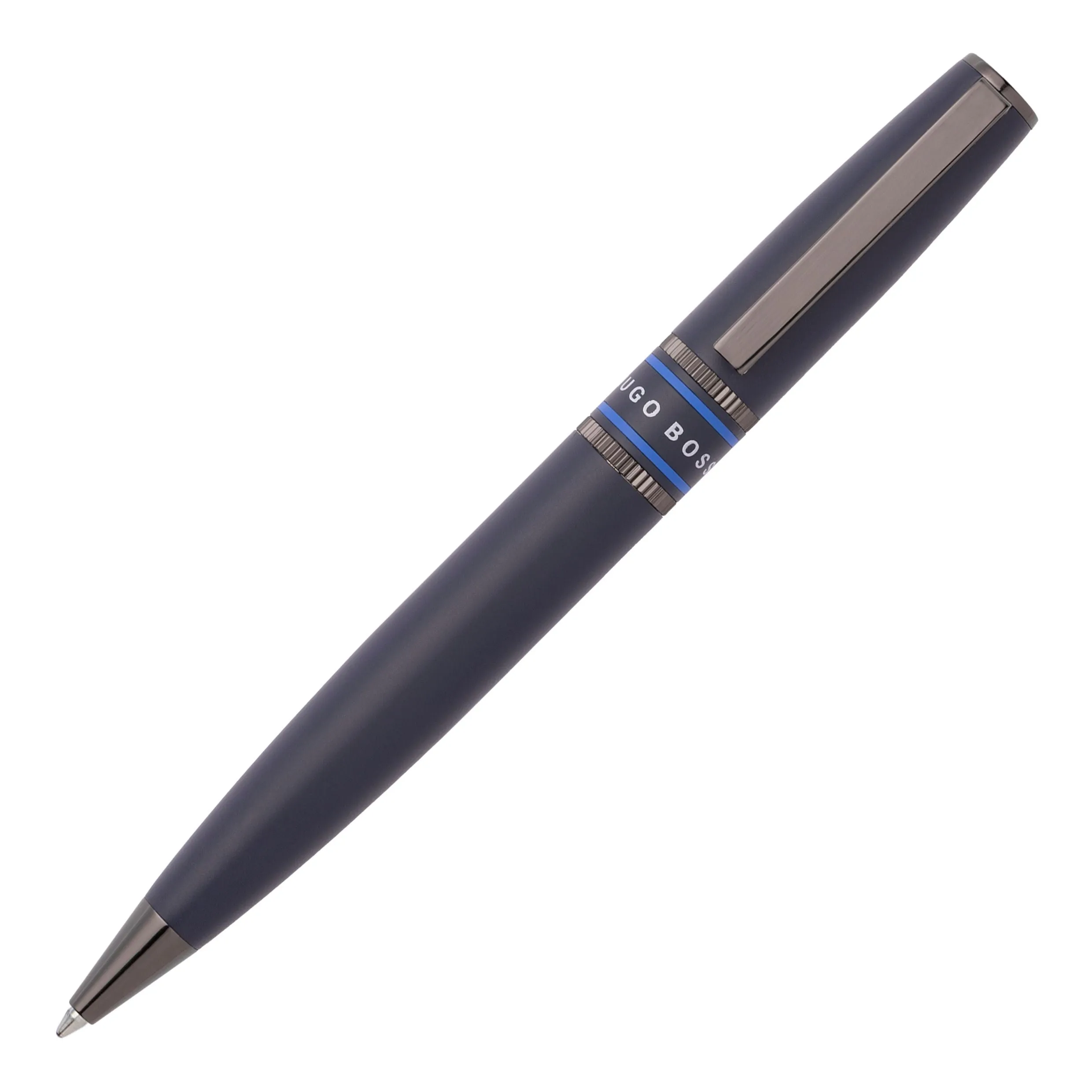 HUGO BOSS HPBR212L-Set Illusion Gear Blue (ballpoint pen & rollerball pen)