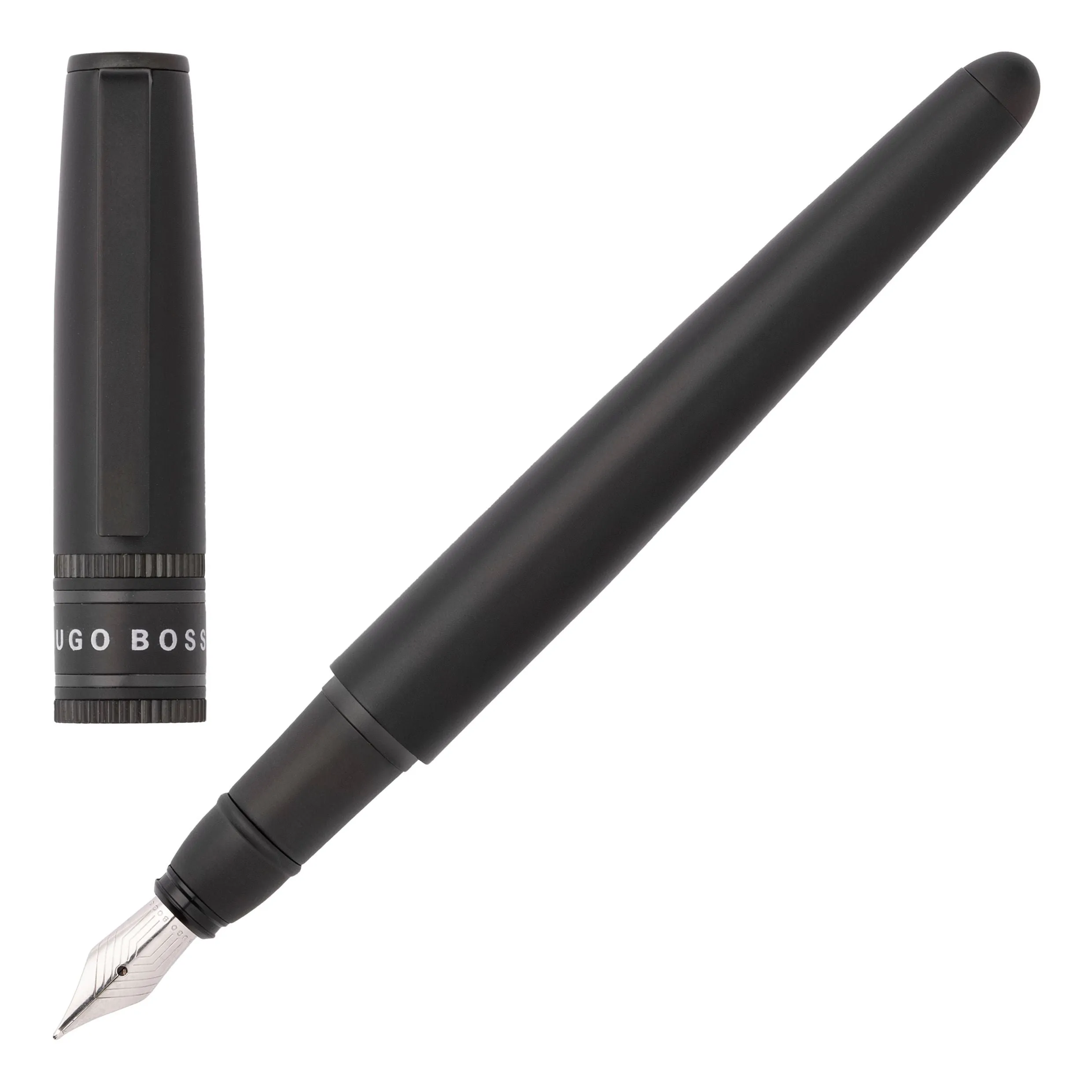 HUGO BOSS HPPR212A-Set Illusion Gear Black (rollerball pen & fountain pen)