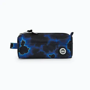 Hype Black Blue Lightening Pencil Case Xtlr138