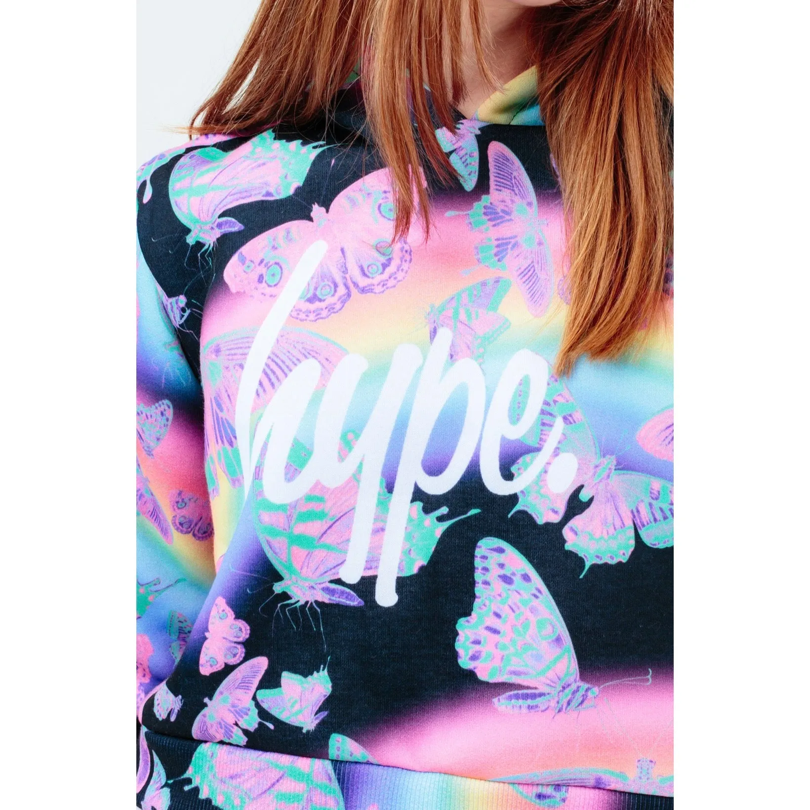 Hype Butterfly Glow Hoodie Zwf 243
